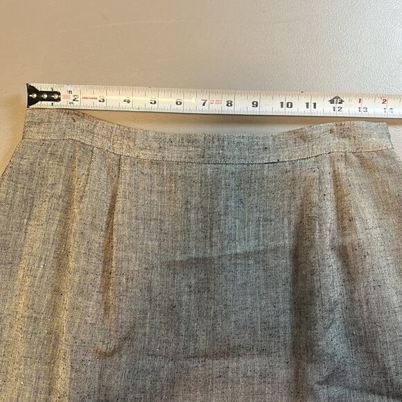 Vintage Gianni Sport Linen Blend Great Skirt Made in USA Women's Size Medium SEE - Picture 4 of 8